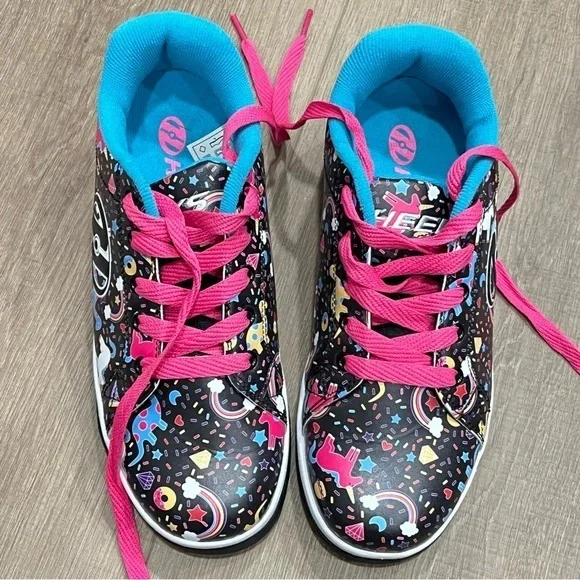 Heelys Split Kids Skate Shoes Black Unicorn Youth Size 6Youth Women 7 NO WHEELS - Picture 4 of 16